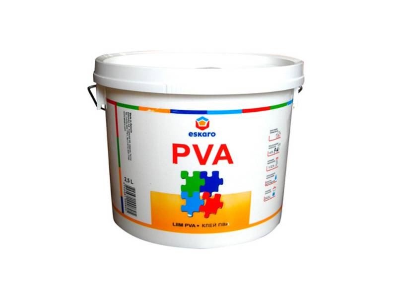 клей ПВА Eskaro PVA 2,5л универсальный клей ПВА Eskaro PVA 2,5л универсальный